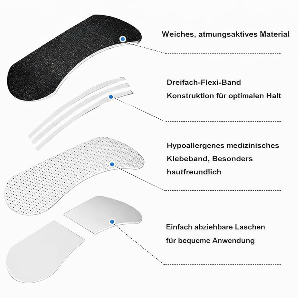 Nasenpflaster für besseres Atmen