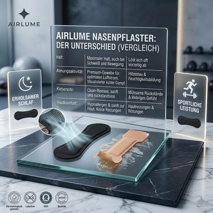 Nasenpflaster für besseres Atmen